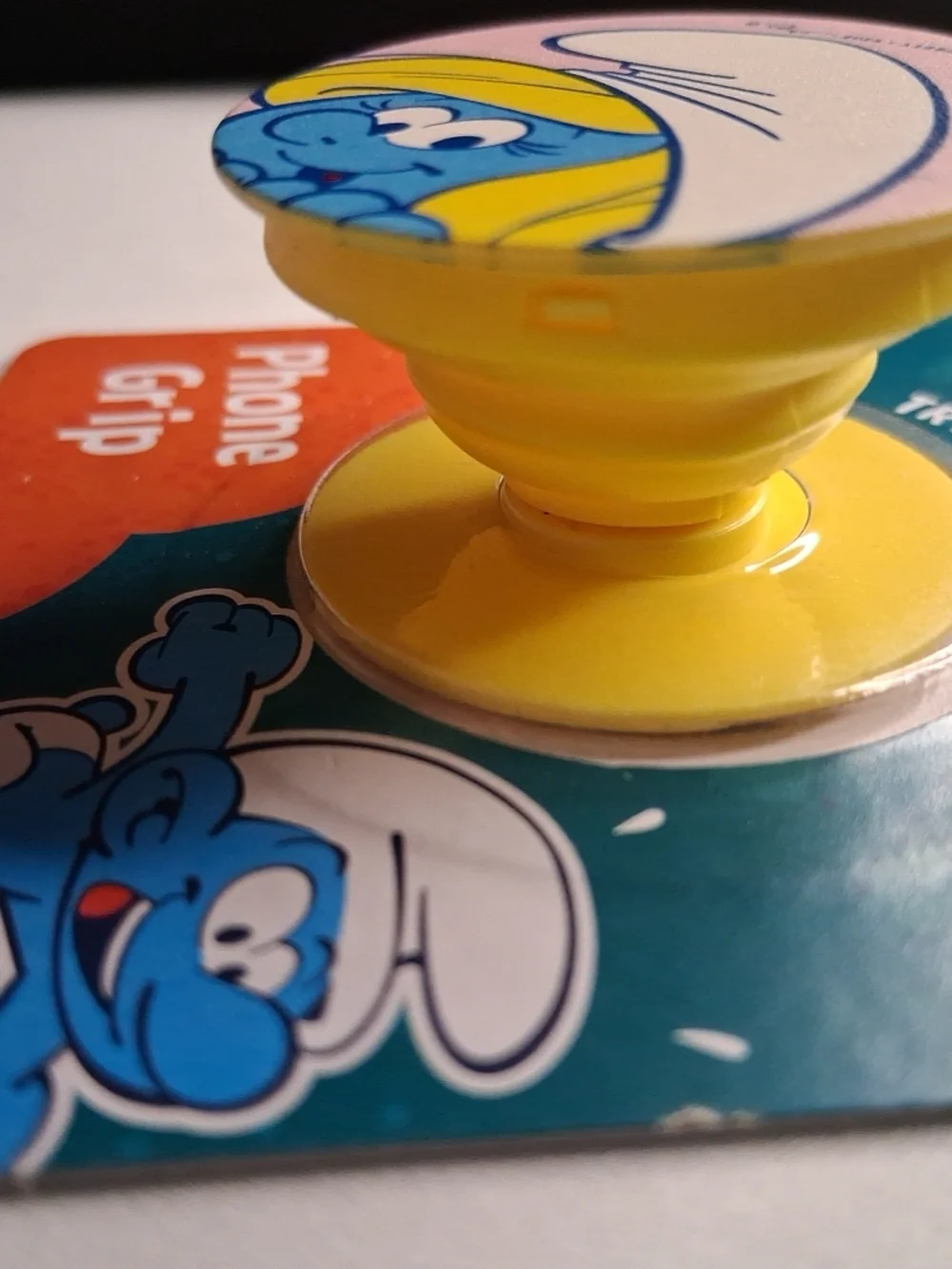Smurfette Phone Grip Stand ~ Blue & White Smurfs ~ Best Brands ☆